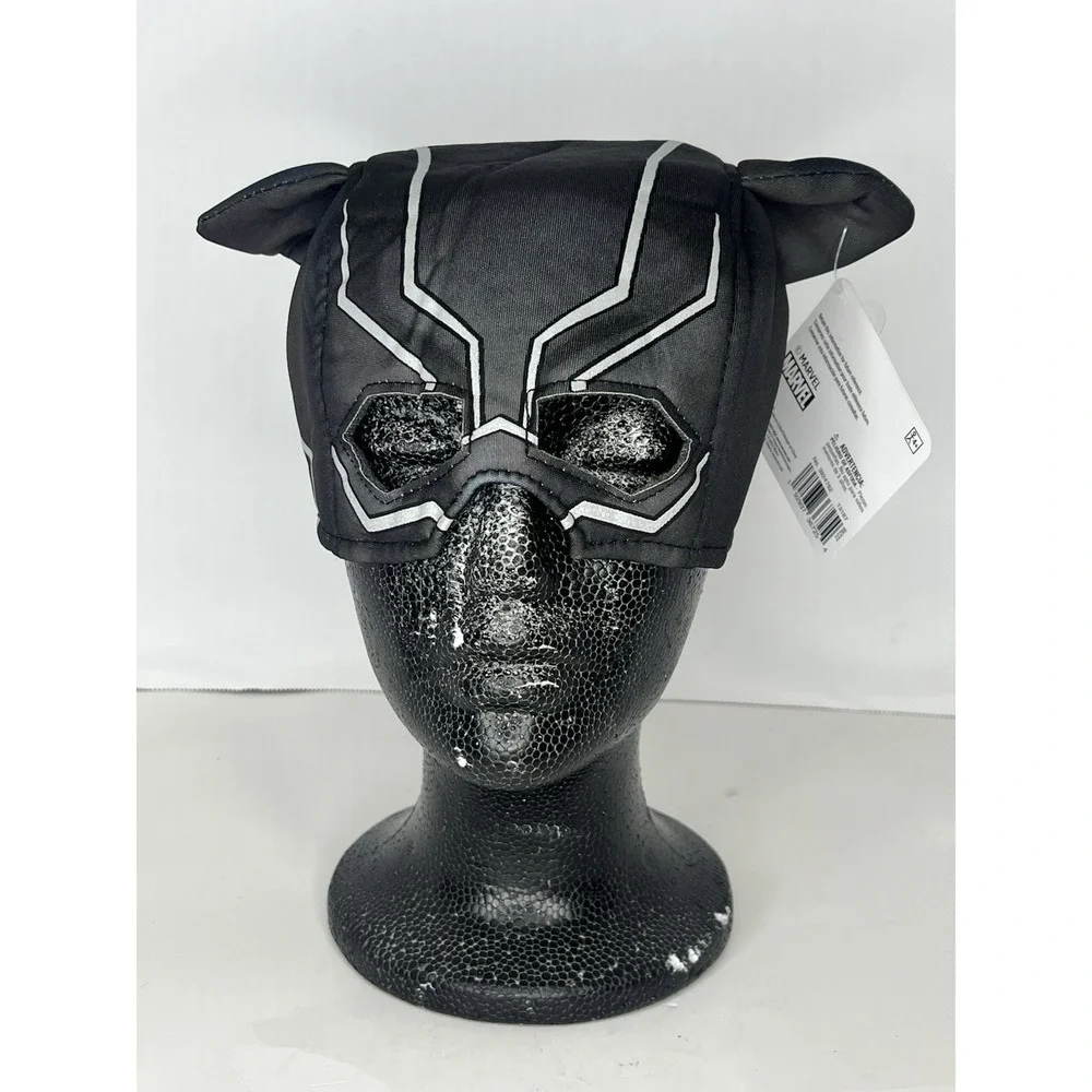 Black Panther Fabric Mask Marvel Halloween Child Costume Accessory